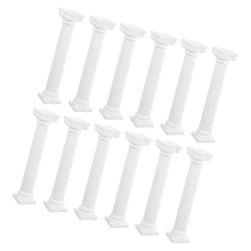 12pcs reusable white plastic - 12pcs,