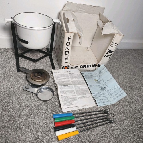 Creuset fondue set - creuset,