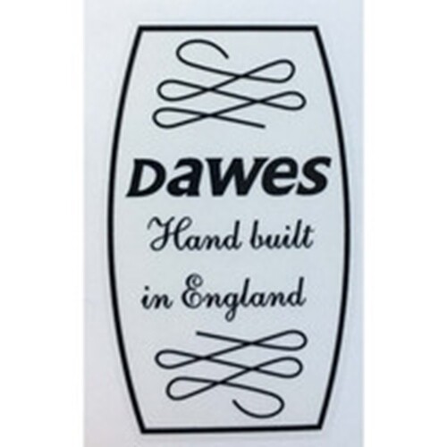 Dawes seat tube - dawes, decal.