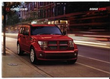 Dodge Nitro 2007 UK Market Sales Brochure SE & SXT 3.7 V6 & 2.8 CRD