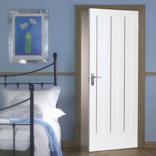 Internal door white panel