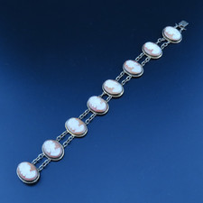 Art Nouveau Gem Bracelet 925
