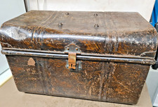 Vintage Metal Storage Trunk