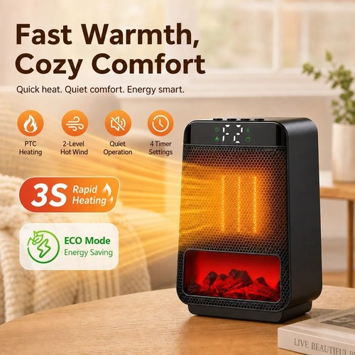 Portable electric heater - portable, air
