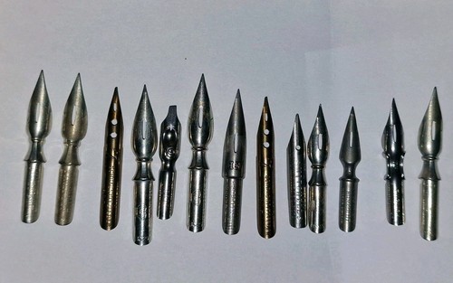 Vintage pen nibs pre owned - i3,