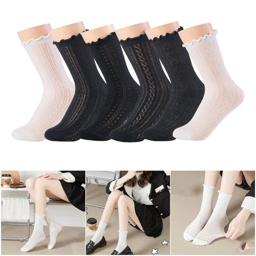 Pairs breathable mesh socks - 6,