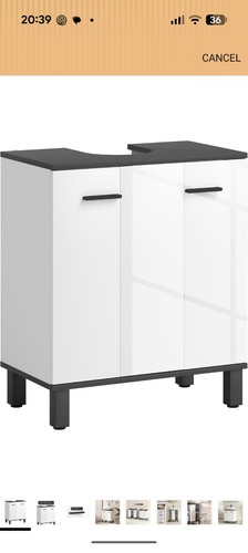 Homcom bathroom under - bathroom, sink