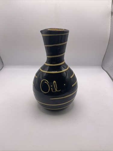 Babbacome pottery oil - oil, jar