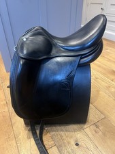 Childeric DSP 16 Inch Dressage Saddle Black