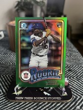 2024 Topps Bowman Chrome Ronny Mauricio Rookie Of The Year Green /99 #ROY-1 Mets