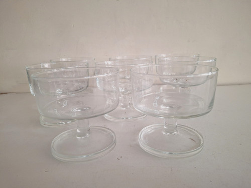 Set clear glass - set, sundae