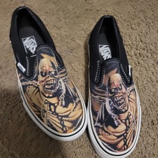 Iron Maiden Vans Slip On shoes