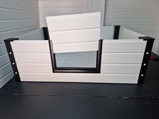 Whelping Box /Pen Dog Bed Plastic Reusable Medium 120cm x 90cm x 40cm 4ft x 3ft