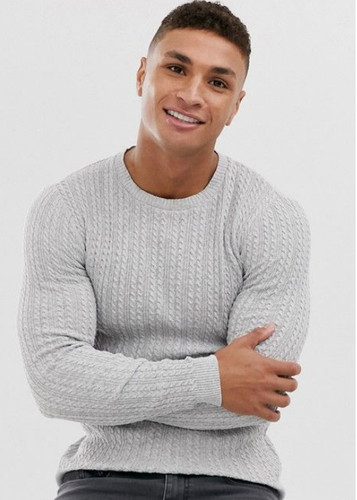 Zara mens cable knit jumper - cable,