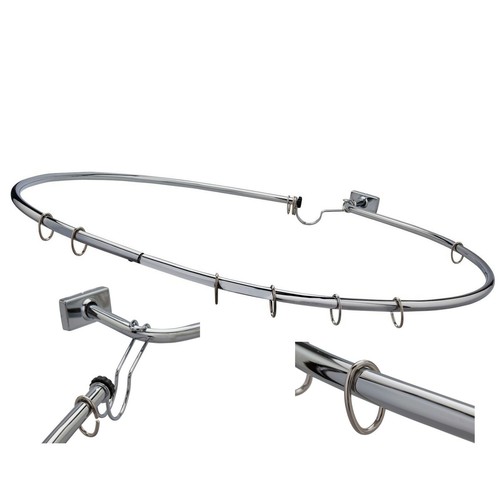 Circular chrome plated shower - circular,