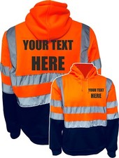 Custom printed orange navy - custom,