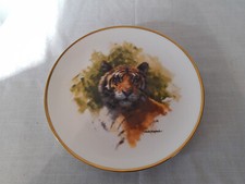 Collectors Wedgwood Ceramic Plate Tiger Wildlife Collection David Shepherd Plate