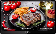 SYLVOX 15.6" Flip-Down TV for