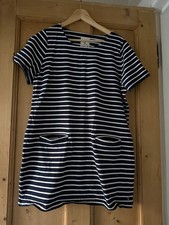 Joules Womens Dress Navy/ White UK 16