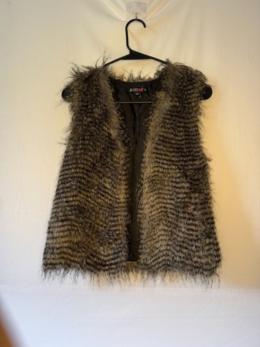 Justfab womens faux - faux, gilet