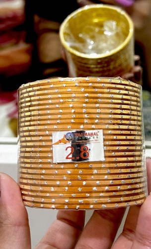 Gold tone indian bangles - indian, set