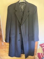 Men pure cashmere overcoat - pure,