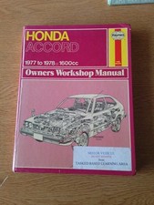 Honda Accord. 1977 To 1978