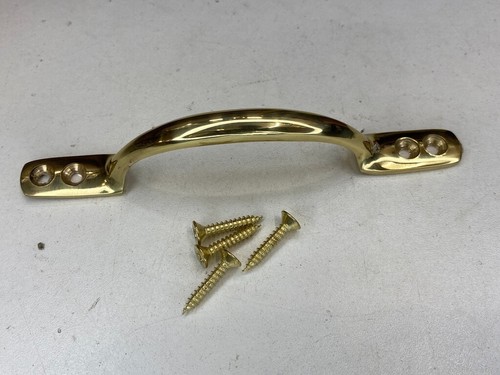 Brass pull handle door - handle, 5"