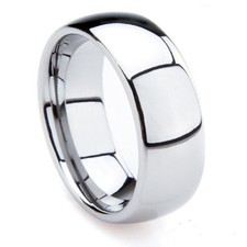 Tungsten Carbide Men`s/Ladies Wedding Ring 8mm