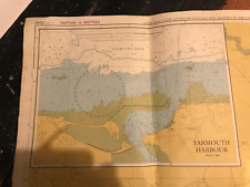 3 1972/4 charts marine admiralty Solent western approaches Yarmouth marine maps
