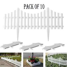 Lawn Border Edge Fence 10pcs