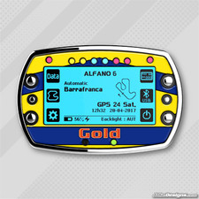 GOLD KART STYLE GEL STICKER