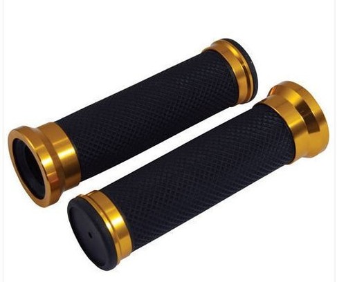 Gold twin ring - gold, motorcycle