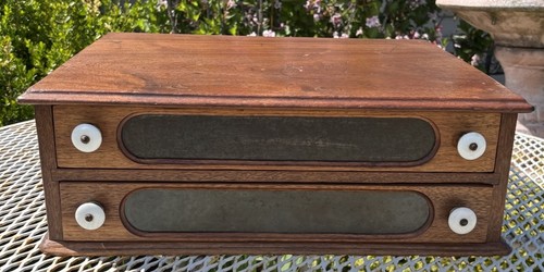 Antique spool cabinet - antique,