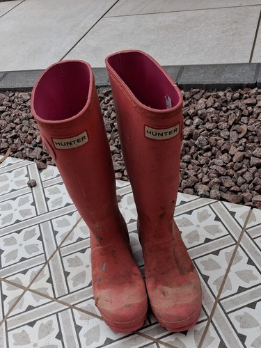 Size hunter wellies pink - size, 3