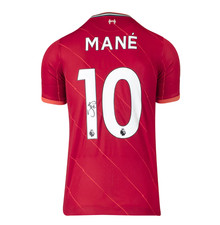 Sadio Mane Signed Liverpool 2021-22 Home Football Shirt COA