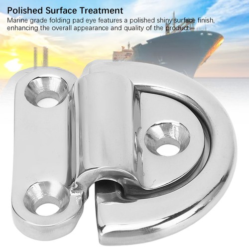 Heavy duty folding pad eye - heavy,