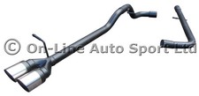 VW Golf MK4 1.9 TDi ESTATE Silencer Delete Exhaust System - Twin 3" Slash Cut
