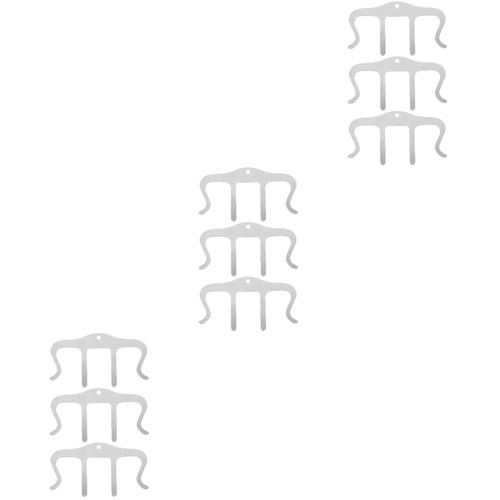 9pcs silver music book clips - music,