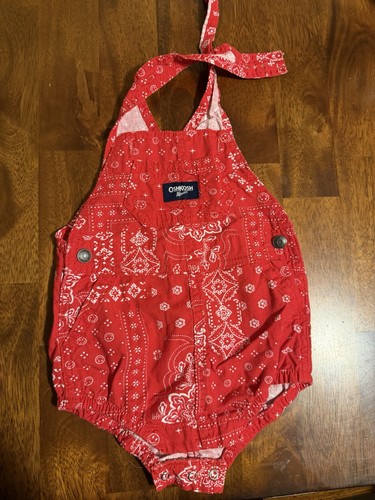 Osh kosh red bandana paisley - kosh,