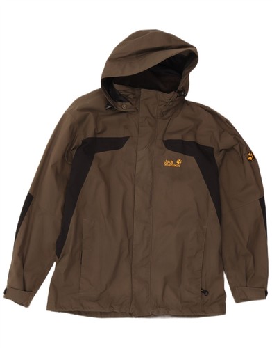 Jack wolfskin mens hooded rain - wolfskin,