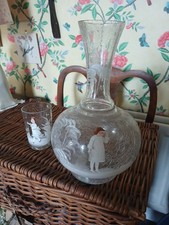 Mary Gregory antique crackle