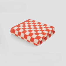 Vintage Plaid Bath Towel