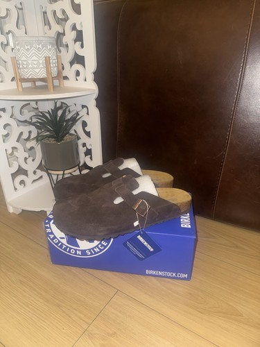 Birkenstock boston brown mocha - brown,