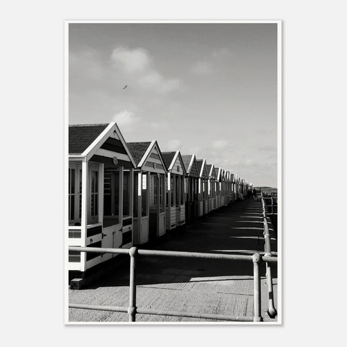 Southwold beach huts wall - beach,