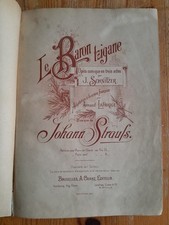 Le Baron Tzigane by Johan Strauss - antique vocal score hardback