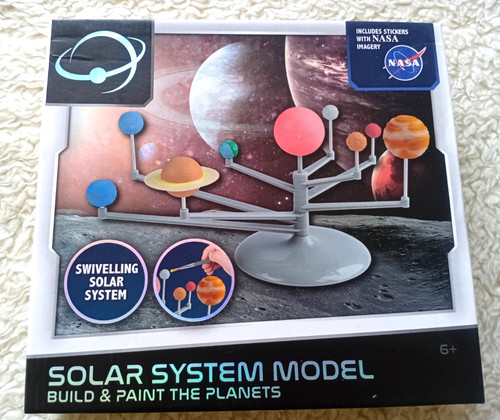 Solar system model build - solar, model-