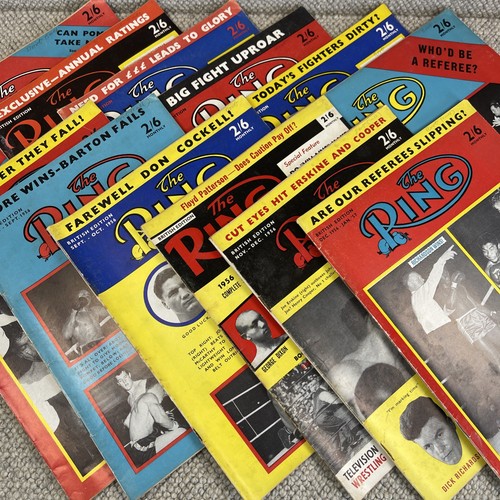 1956 the ring boxing - ring, magazine