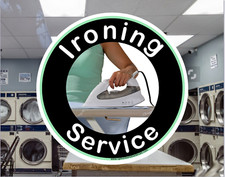 Ironing Service Window Decal