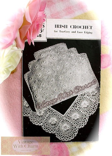 Vintage 1940s crochet pattern - 1940s,